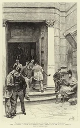 The London Stock Exchange, the Entrance in Capel Court